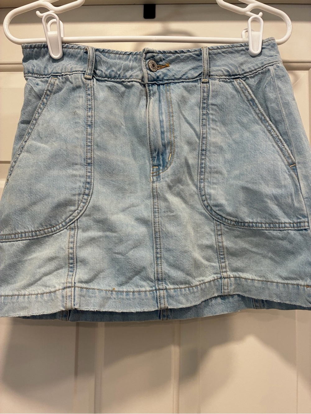 American Eagle Outfitters Light Blue Denim Mini Skirt